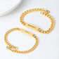 COUPLES ENGRAVED BRACELET SET